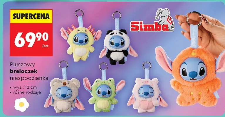 Pluszowy breloczek niespodzianka promocja w Biedronka