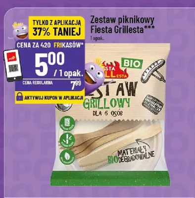 Zestaw piknikowy Fiesta Grillesta promocja w POLOmarket