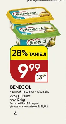 Margaryna Benecol smak masła promocja w Chata Polska