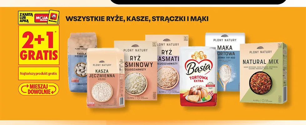 Kasza jęczmienna wiejska Plony Natury promocja w Biedronka