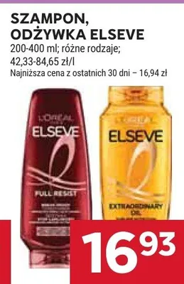 Szampon, odżywka Elseve promocja w Stokrotka