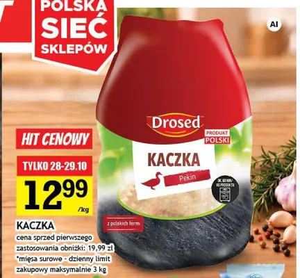 Kaczka Pekin Drosed promocja w Gram Market