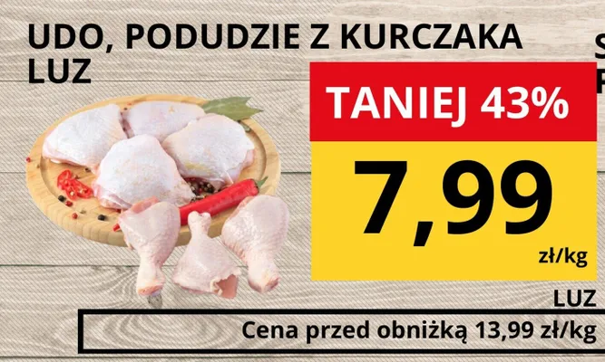Udo, podudzie z kurczaka luz promocja w Supeco