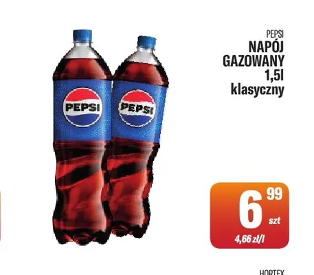 Napój gazowany Pepsi klasyczny promocja w Tomi Markt