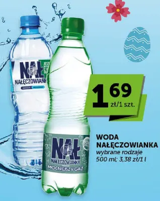 Woda Nałęczowianka wybrane rodzaje promocja w Groszek