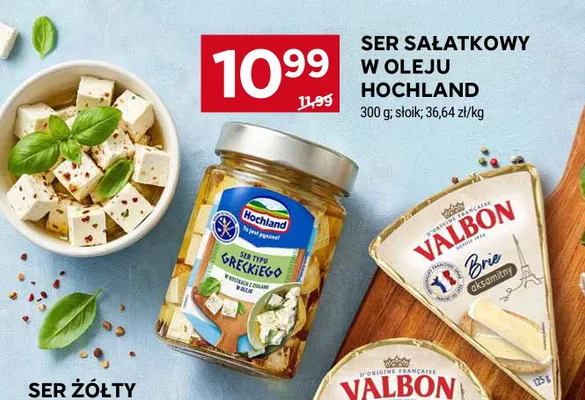 Ser sałatkowy w oleju Hochland promocja w Stokrotka
