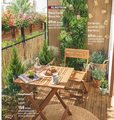 Girlanda solarna LED Bamboo promocja w Castorama