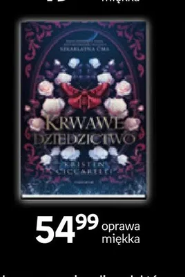 Książka Krwawe dziedzictwo Kristin Ciccarelli promocja w Empik