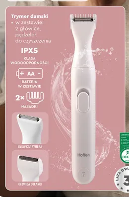 Trymer damski Hoffen promocja w Biedronka