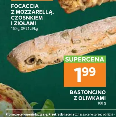 Bastoncino z oliwkami promocja w Stokrotka