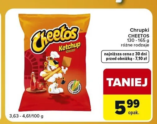 Chrupki Cheetos Ketchup promocja w Carrefour Express