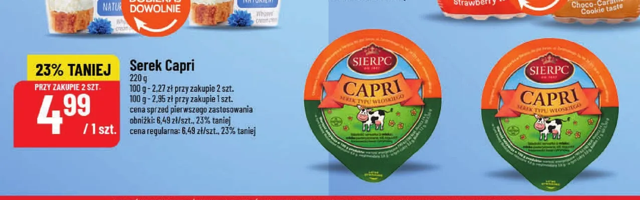 Serek Capri Sierpc promocja w POLOmarket