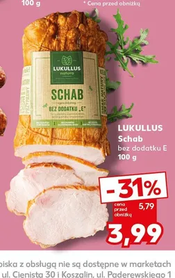 Schab LUKULLUS bez dodatku E promocja w Kaufland