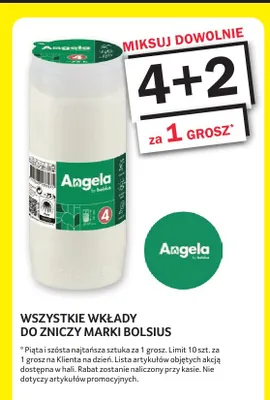Wkłady do zniczy Bolsius promocja w Selgros