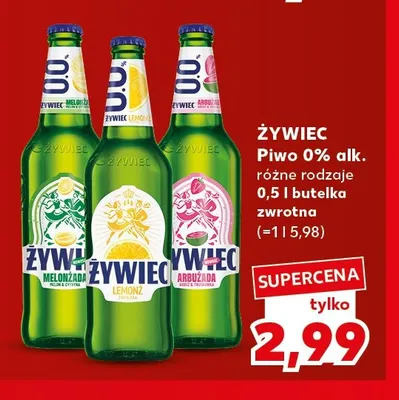 Piwo bezalkoholowe Żywiec Melonżada promocja w Kaufland