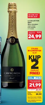 Wino musujące Cavignon La Collection Brut promocja w Kaufland