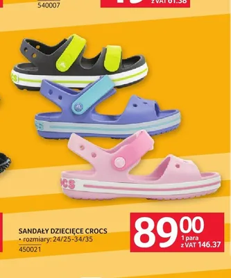 Sandały dziecięce Crocs promocja w Selgros