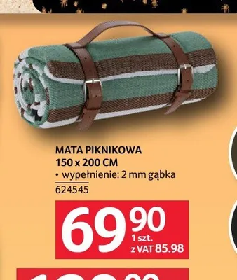 Mata piknikowa 150x200cm promocja w Selgros