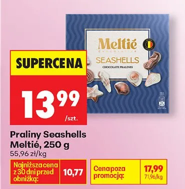 Praliny Seashells promocja w Biedronka