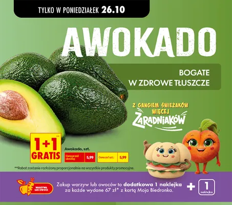 Awokado promocja w Biedronka