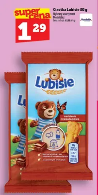 Ciastka Lubisie nadzienie czekoladowe promocja w TOPAZ
