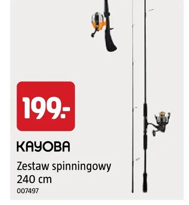 Zestaw spinningowy Kayoba 240 cm promocja w Jula