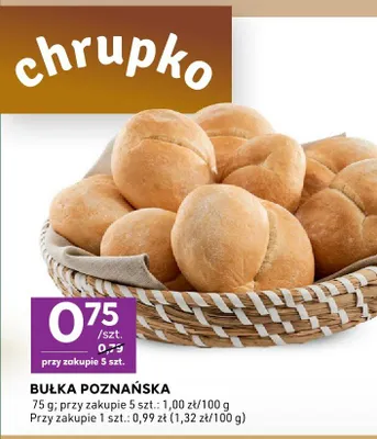 Bułka poznańska promocja w Stokrotka