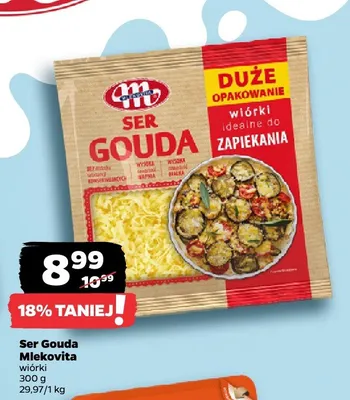 Ser Gouda wiórki promocja w Netto