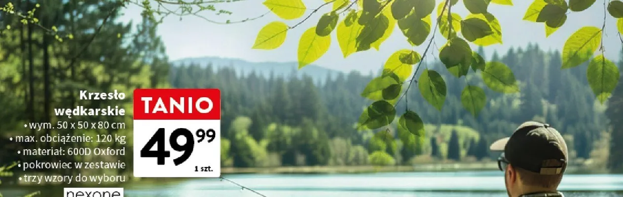 Krzesło wędkarskie promocja w Intermarche