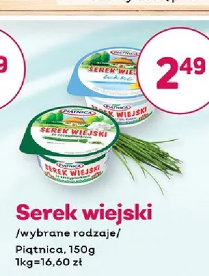 Serek wiejski Piątnica promocja w Bliski