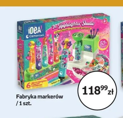 Zestaw kreatywny Fabryka markerów Clementoni Idea! promocja w Empik