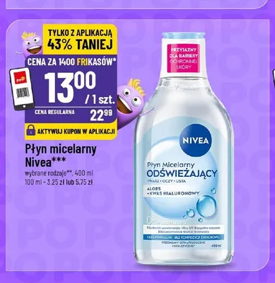 Płyn micelarny Nivea promocja w POLOmarket