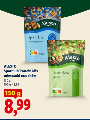Mieszanka orzechów Protein Mix Alesto promocja w Lidl