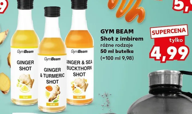 Shot z imbirem różne rodzaje promocja w Kaufland