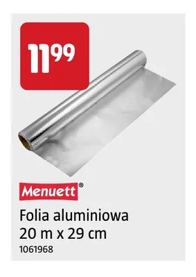 Folia aluminiowa 20mx29 cm Menuett promocja w Jula