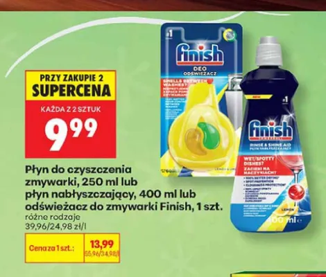 Płyn do czyszczenia zmywarki Finish promocja w Biedronka
