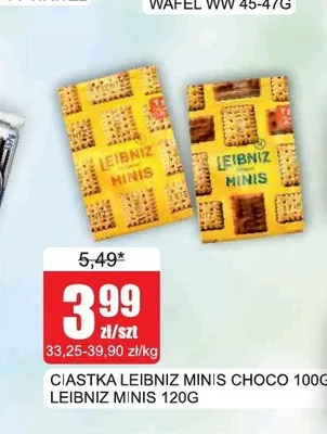 Ciastka Leibniz Minis Choco promocja w Bingo