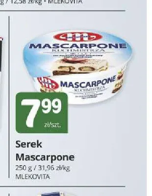 Serek Mascarpone Mlekovita promocja w Marketvita