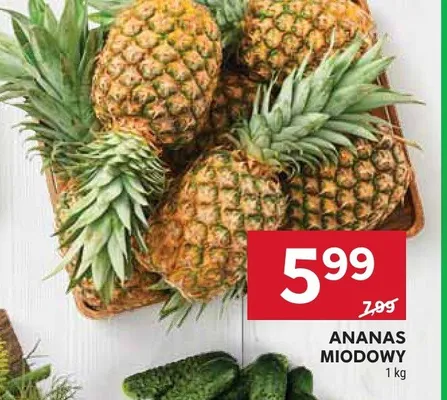 Ananas miodowy promocja w Stokrotka
