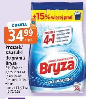 Proszek do prania Bryza promocja w Leclerc
