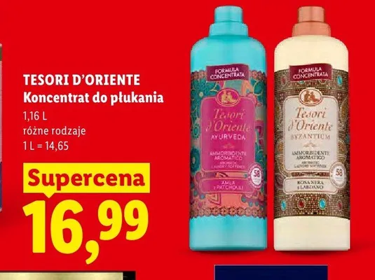 Koncentrat do płukania Tesori d'Oriente Ayurveda promocja w Lidl