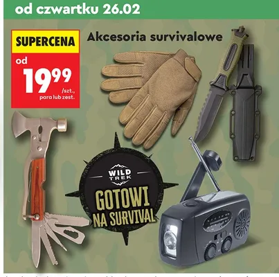 Akcesoria survivalowe - cena od: promocja w Biedronka