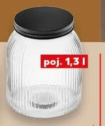 Pojemnik szklany na artykuły sypkie 1,3 l promocja w Kaufland