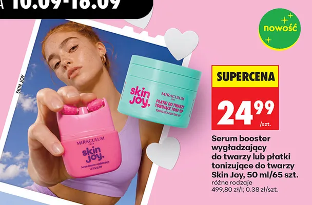 Serum booster wygładzający do twarzy Skin Joy promocja w Biedronka