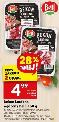 Bekon Lardons wędzony promocja w Twój Market