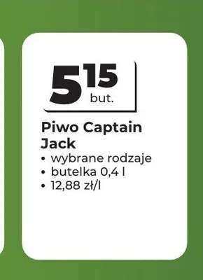 Piwo Captain Jack promocja w Odido