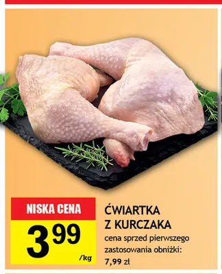 Ćwiartka z kurczaka promocja w Gram Market