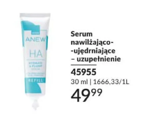 Serum nawilżająco-ujędrniające uzupełnienie Avon Anew HA promocja w AVON