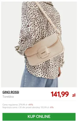 Torebka Gino Rossi promocja w eobuwie.pl