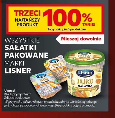 Sałatka śledziowa Lisner promocja w Kaufland